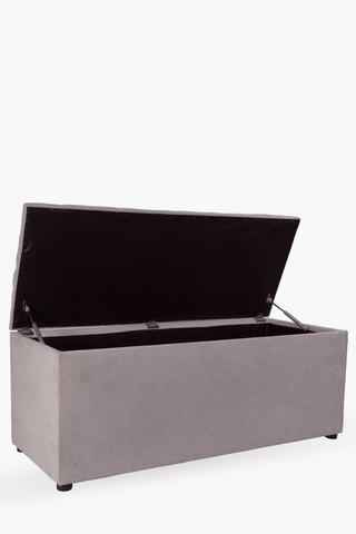 Regency Velvet Blanket Box