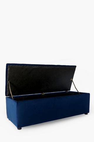 Bordeaux Velvet Blanket Box