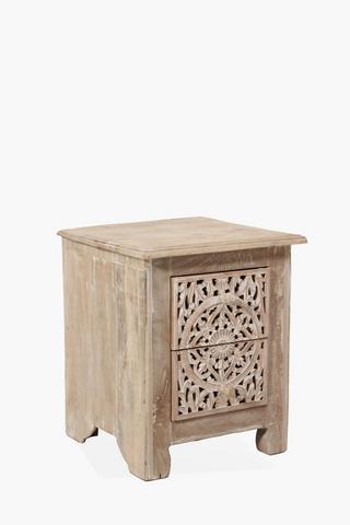 Indian Handcarved Pedestal