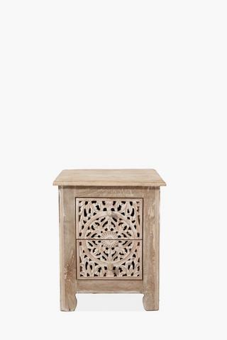 Indian Handcarved Pedestal
