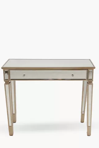 Mirrored Console With Drawers