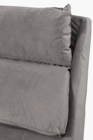 Padded Velvet Queen Headboard