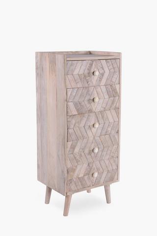 Orchha 5 Drawer Unit