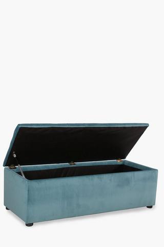 Bordeaux Velvet Blanket Box
