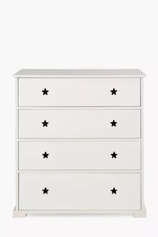 Star Cut Out 4 Drawer Unit