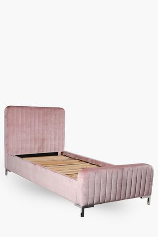 Gabriella Single Velvet Bed