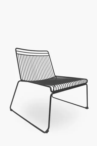 Armless Metal Chair