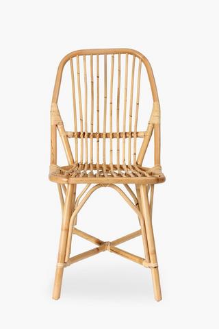 Armless Rattan Chair