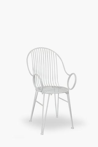 Metal Scroll Chair