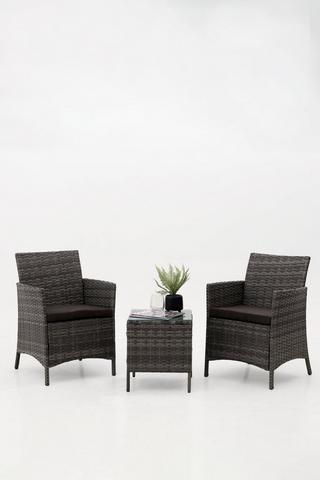 3 Piece PE Rattan Patio Set
