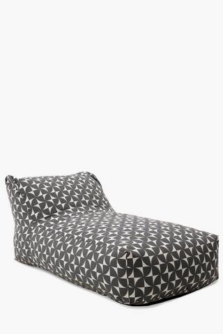 Geometric Snug Bean Bag, Long