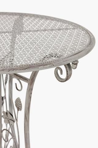 Bistro Table Metal Rose