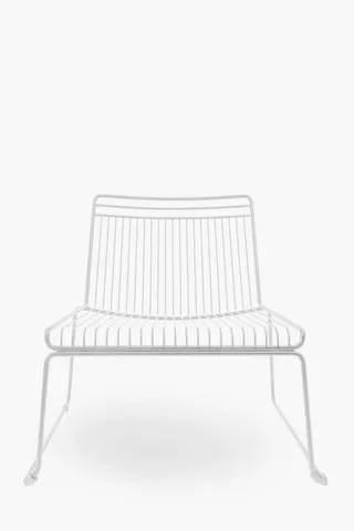 Armless Metal Chair