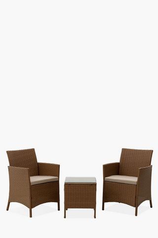 3 Piece PE Rattan Patio Set
