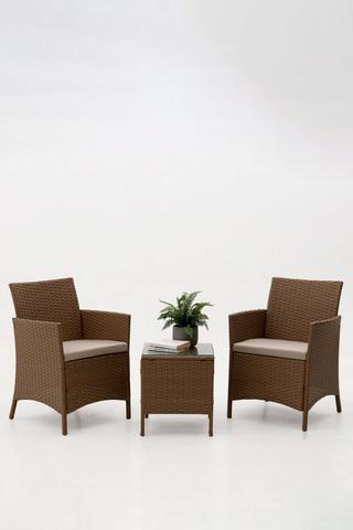 3 Piece PE Rattan Patio Set