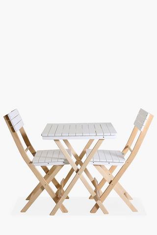 Wooden Bistro Set