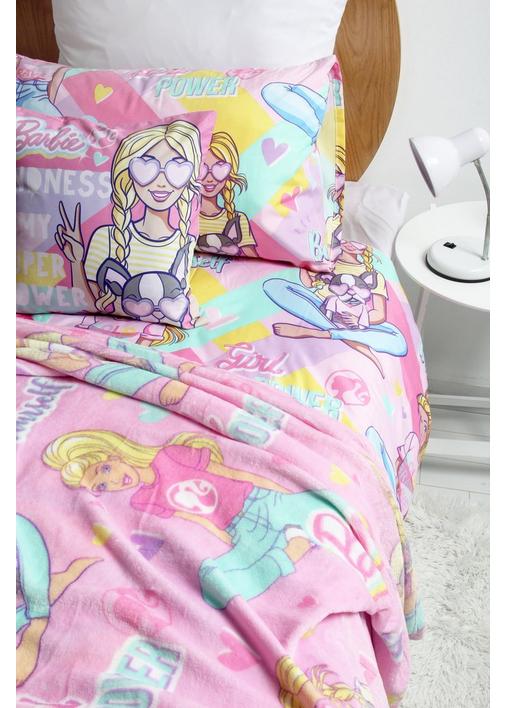 KIDS BARBIE DUVET COVER D Baby Pink SHEET STREET