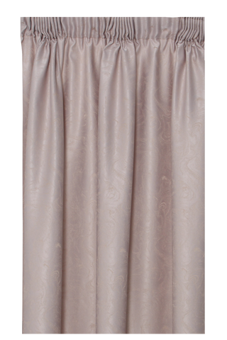 2 PACK JACQUARD TAPED CURTAINS L218XW140CM