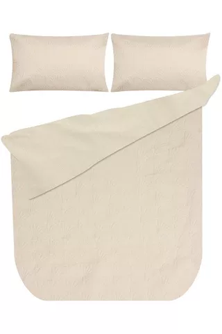 QUILTED FAN POLYESTER DUVET COVER