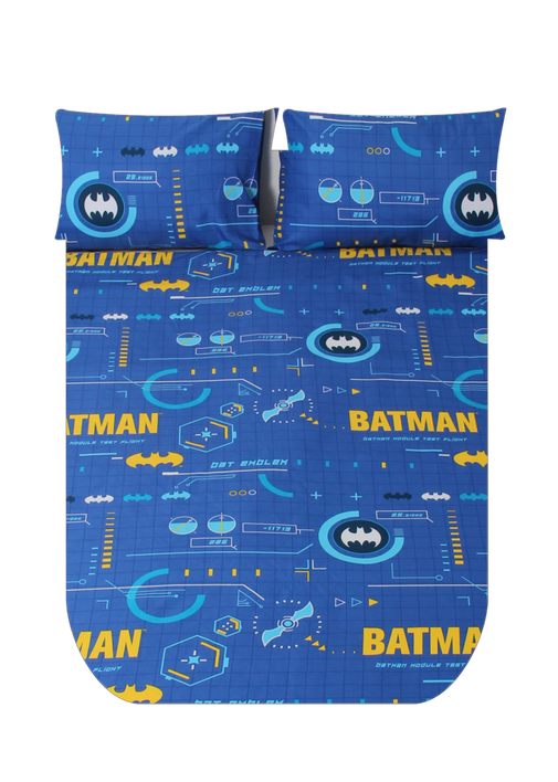 KIDS BATMAN POLYESTER DUVET COVER 3 4 Black SHEET STREET