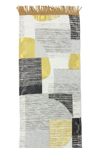 GEO FRINGE TABLE RUNNER