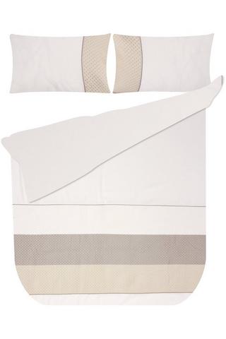 COPENHAGEN EMBOSSED POLYESTER DUVET COVER