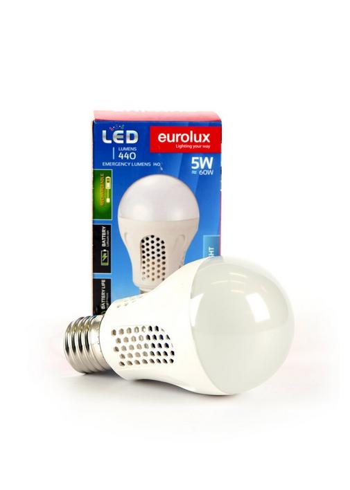 EUROLUX LED RECHARGABLE BULB B22 1 Clear SHEET STREET