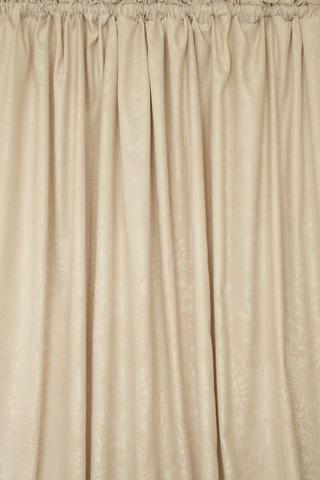 NORDIK JACQUARD TAPED LINED CURTAIN 218X230CM