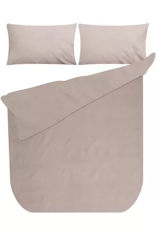 PLAIN POLYCOTTON DUVET COVER