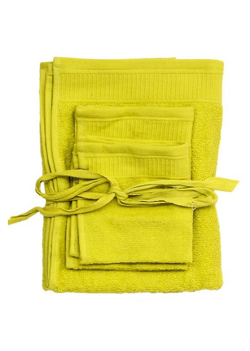 3 PACK COTTON TOWEL SET 1 Chartreuse SHEET STREET