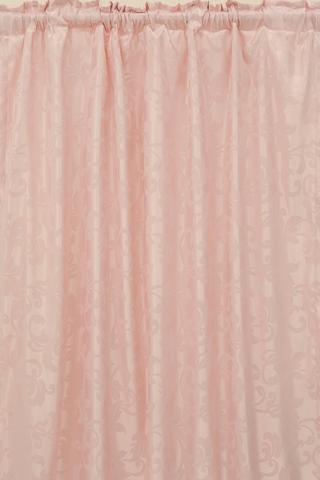 2 PACK JACQUARD TAPED UNLINED CURTAIN 140X218CM