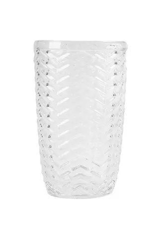300ML CHEVRON GLASS CUP