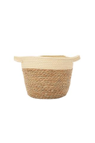 GRASS STORAGE BASKET WITH HANDLE