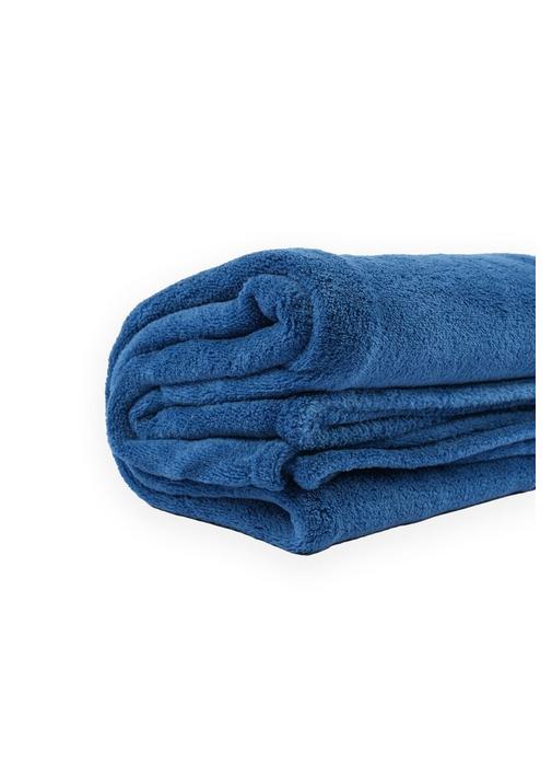 CORAL FLEECE BLANKET 125X150CM 1 Teal SHEET STREET