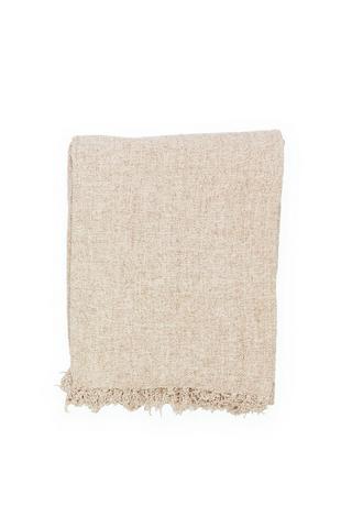 CHENNILE FRINGE THROW 140x180cm