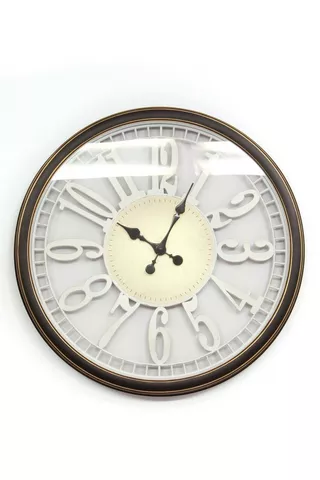 VINTAGE CUT OUT WALL CLOCK