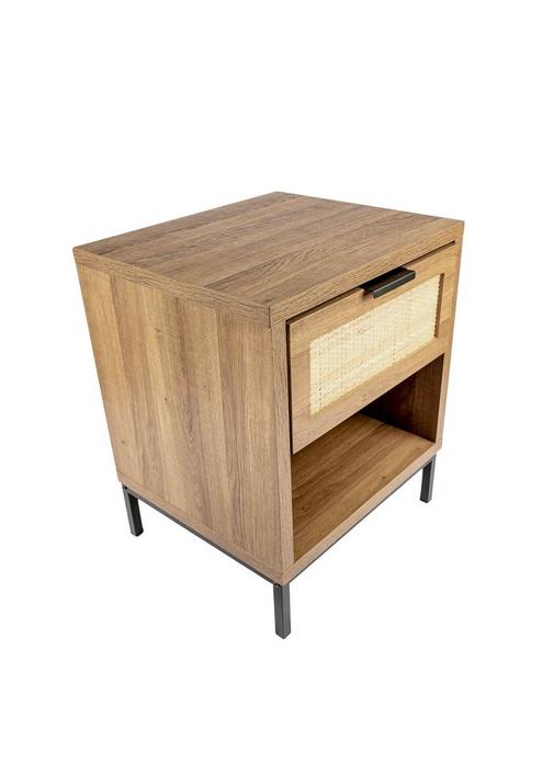 HUSTON BEDSITE TABLE 1 Chocolate SHEET STREET