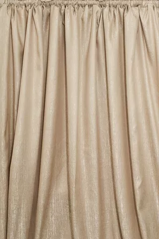 TEXTURED JACQUARD TAPED LINED CURTAIN 218X230CM