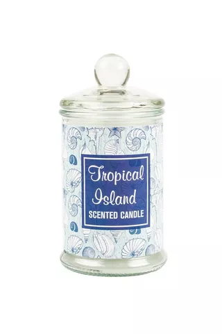 TROPICAL ISLAND SCENTED GLASS WAXFILL