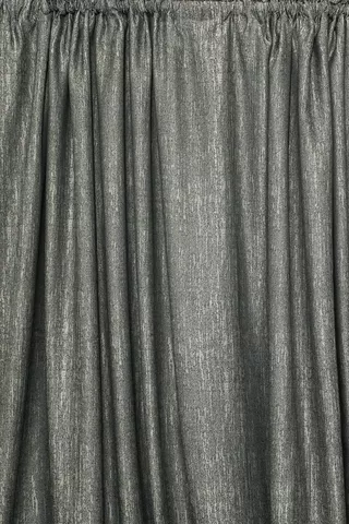 TEXTURED JACQUARD TAPED LINED CURTAIN 218X230CM