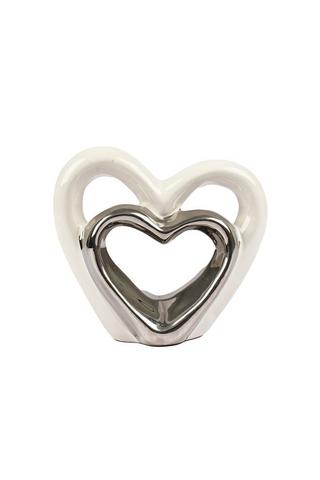 DOUBLE HEART DECORATIVE ORNAMENT