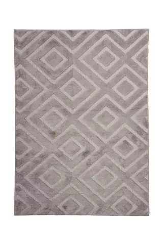 CARVED FLANNEL RUG 120X170CM