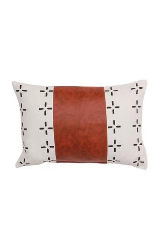 PU CROSS BEDROOM SCATTER 40X60CM