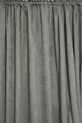 EXTRA WIDTH BELLA BLOCKOUT TAPED CURTAIN 218X270CM