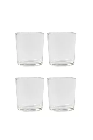 4 PACK WHISKEY GLASS SET
