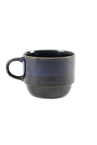 TWO TONE GLAZE COFFEE MUG