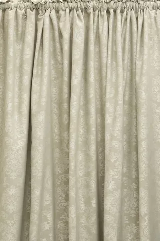 DAMASK LINEN TAPED CURTAIN 230X218CM