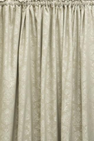 DAMASK LINEN TAPED CURTAIN 230X218CM