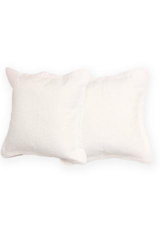 2 PACK CONTI CLASSIC QUILTED PILLOWCASES