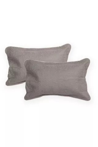 2 PACK CLASSIC QUILTED PILLOWCASES